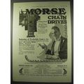 1922 Morse Chain Drives Ad - Reduction of Costs