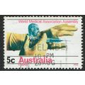 Australia 1968 Intl Soil Congress 5c Blue Olive...