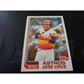 1982 Topps Card # 325A Jose Cruz Excellent-Mint...