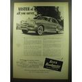 1949 Buick Roadmaster Car Ad - Master of all yo...