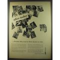 1956 American Cancer Society Ad - Alive today because they went to their Doctors