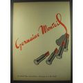 1956 Germaine Monteil Lipstick Ad - Germaine Monteil on smart lips everywhere