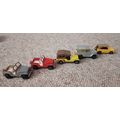 joblot collection of five toy jeep cars