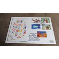 Cotswold 1981 GB FDC Cover - Christmas set