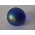 Heron Glass Small Paperweight Iridescent Blue