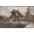 The Thames, Mapledurham, Oxfordshire, 1904 - Tu...