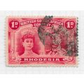 BSAC 1910 DOUBLE HEAD P14 PENNY CORK POTATO POS...