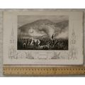 Vintage engraving - battle of Torres Vedras