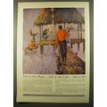 1961 Trinidad and Tobago Tourist Board Ad - This is the place
