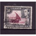 KENYA,UGANDA AND TANGANYIKA 1949 50c PURPLE AND...