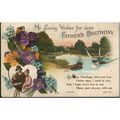 Vintage Valentine's PC - My Loving Wishes For D...