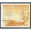 Seychelles 1952 SG163 20c Orange-Yellow Mounted...