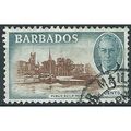 Barbados 1950 SG273 3c Reddish-Brown & Blue-Gre...
