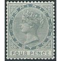 Dominica 1886 SG24 4d Grey Mounted Mint ... .