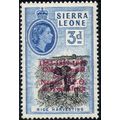 Sierra Leone 1963 3d Black & Bright Blue Unmoun...