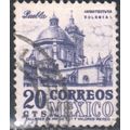 Mexico 1950 - SG877e - 20c blue - Puebla Cathed...