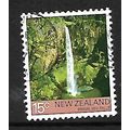 NEW ZEALAND 1976 WATERFALLS 15c BRIDAL VEIL FAL...