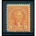 641 9c Thomas Jefferson Barely Clears MNH Q1802