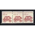 Used 1898A 4c Stagecoach Very Fine PNC 1/3 PA2261