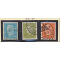Germany Stamps Scott #367, 369, & 373, Used