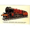 Colour Postcard - LMSR Class 6p 6168 Locomotive...
