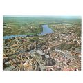 BERGERAC used postcard 1986 postmark =