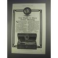 1912 Gillette Standard Set Razor Ad - Shave