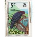 St Vincent QEII 1970 Birds 5c Red Necked Pigeon...