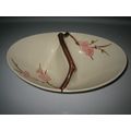 Vintage Handpainted Divided Basket Dish w/Raise...