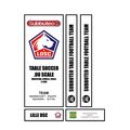 Tabletop Football Subbuteo Box Label Club Lille...