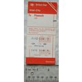 1976 ticket British Rail Inter-City return Newq...