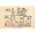 Thebes Agricultural Scenes Antique Egypt Farmin...