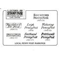 Southend Stamp Fair 1985 Postmarks Postcard spe...