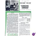 SUBMARINE COMMAND William Holden, Nancy Olson, ...