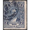 GUATEMALA, Justo Rufino Barrios, blue 1929, 2c, #2