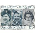 GB, Queen Elizabeth II, 60th birthday, blue 198...