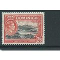 Dominica stamp sg107 sg 107 hm good condition 2/6d
