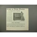 1900 Ivers & Pond Piano Ad - Trial at Our Expense