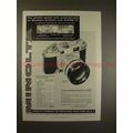 1958 Minolta Super A Camera Ad - Shutter Sets A...
