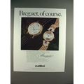 1989 Breguet Excentree & Ladies Sapphire Watch Ad!