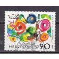 SWITZERLAND 1988 MODERN ART USED SG 1155