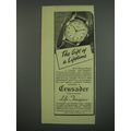 1949 Crusader Watches Ad - The gift of a lifetime