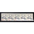 2266 24.1c Tandem Bicycle Very Fine MNH Dry Gum...