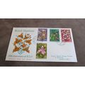 1968 British Honduras FDC Cover - Flowers / Orc...