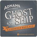 BEER MAT - ADNAMS BREWERY - GHOST SHIP - (Cat N...