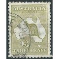 Australia 1913 SG5 3d Olive Fine Used .. ..