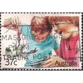 AUSTRALIA, CRUSTACEAN, Aussie Kids, white 1987,...