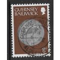 GUERNSEY 1979 COINS 8p BLACK SILVER BROWN SG 18...