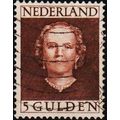 Netherlands. 1949 5g (Brown) S.G.700a Used