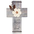 Joshua 24:15 Wall Cross Floral 27.5 CM Gift Chr...